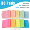 SACATR 30 Pads Lined Sticky Notes, Sticky Note Pads 3x3