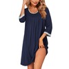 Ekouaer Sleepwear for Women Long Nightgowns for Women Sleepshirt Long
