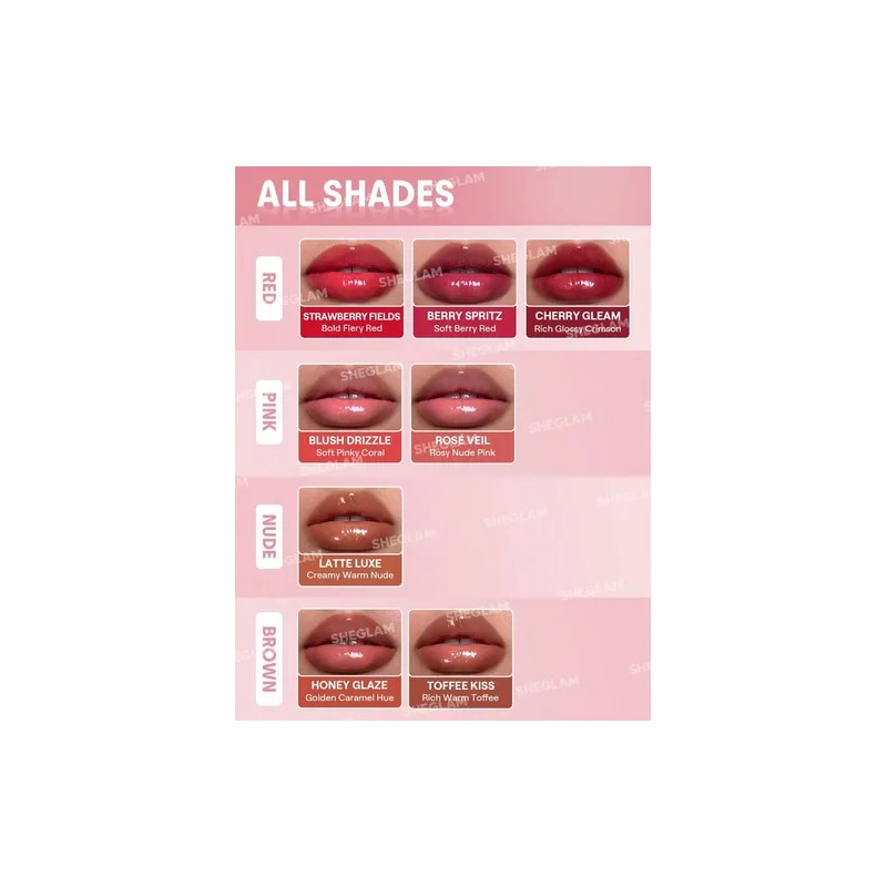 Sheglam Bold Booster Brillo Labial Hidratante Cherry Gleam