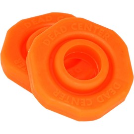 Dead Center Archery Products Dead Center Stabilizer Silencer 2 Pack (Orange, 3/4")
