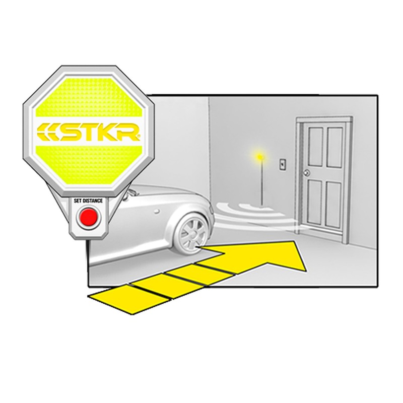 STKR Garage Parking Sensor – Adjustable Ultrasonic Car Stop Assistant