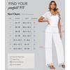 Womens Stretch Denim Overalls PVJ156998X WHITE 1X