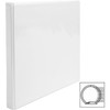 Business Source .5-Inch Round Ring View Binder - White (09951)