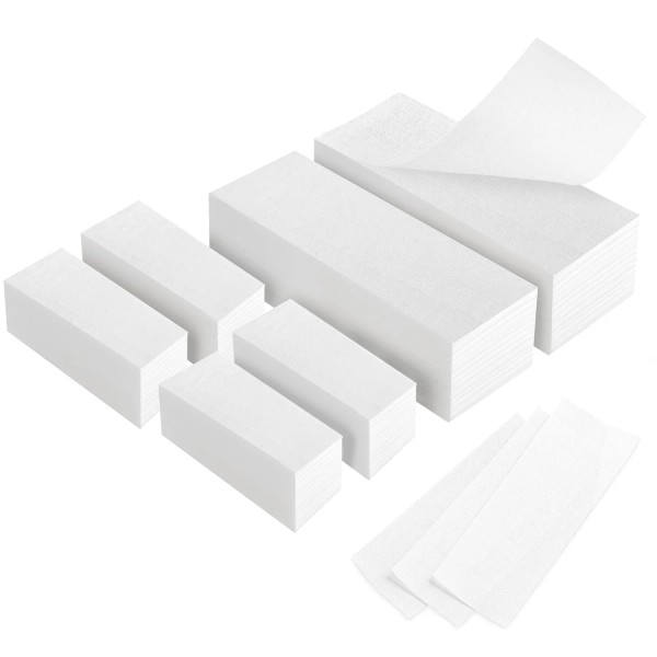 No Brand 600-Count Non Woven Wax Strips, 2 Size Body