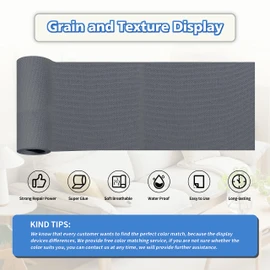 KING MOUNTAIN Canvas Repair Tape,Outdoor Gear Patch, 4×63 Inches,Waterproof,Self-Adhesive for Repairing Boat Covers,Sun Shades,Sofas,Tents,Lounge Chairs,Awnings (Charcoal Grey)