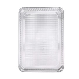 Glad Disposable Bakeware Aluminum Rectangular Cookie Sheets for Baking and Roasting, 12 Count-16" x 11" x 0.25" - Textured, Made from Aluminum - Baking Sheets, Baking Pans, Foil Cookie Sheet