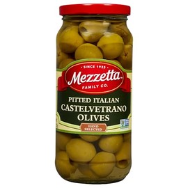 Mezzetta Pitted Castelvetrano Italian Green Olives, 8 oz