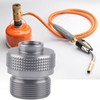 Camping Gas Canister Adapter Convertor Valve Flat Canister to 1L