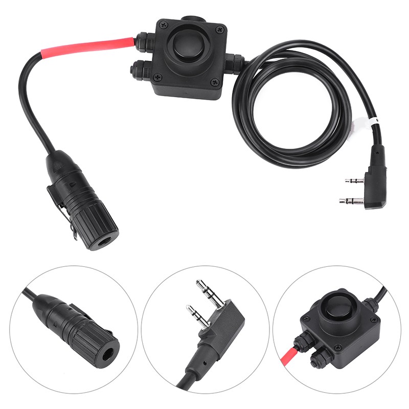 PTT Push tO Talk Adapter for Z-TAC Series Military Radios