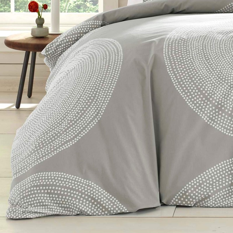 Marimekko Fokus Comforter Set, Queen, Grey