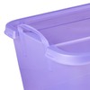 Life Story 6-Pack Stackable Plastic Storage Bins w/Handles & Snapping