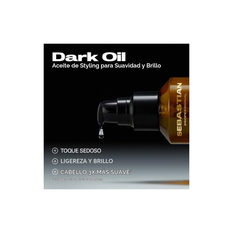 Sebastian Professional Dark Oil Aceite Brillo y Suavidad 95Ml