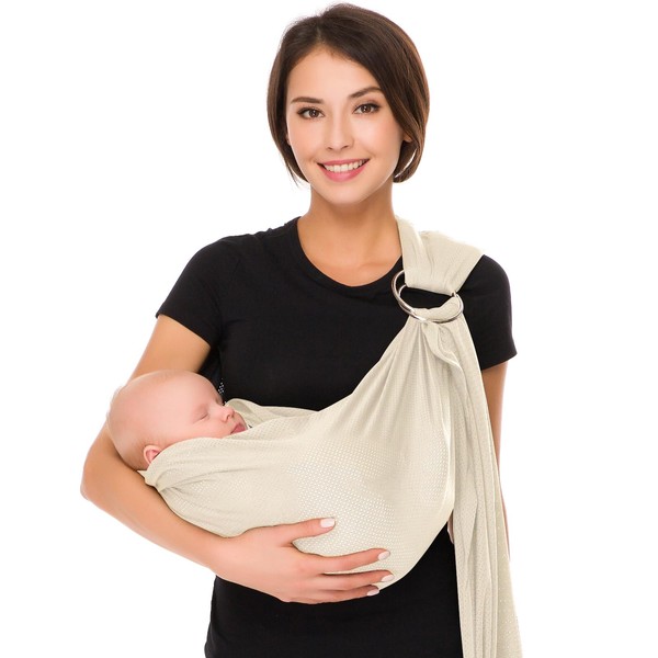 CUBY Water Baby Sling Carrier Lightweight Breathable Mesh Baby Ring