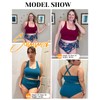 Trajes de baño de dos piezas de talla grande, bikini