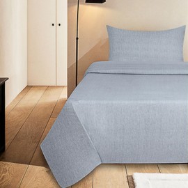 Briarwood Home 100% Cotton Heather Printed Flannel Sheet Set 4 Piece Brushed Turkish Bedding Super Soft, Warm, Cozy, Deep Pocket & Breathable All Season Sheets & Pillow Sett (Grey, King)