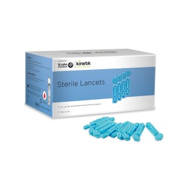 Kinetik Wellbeing Sterile Lancets (Pack of 200) – Used by The NHS – in Association with St John Ambulance – Lancets Available on Prescription