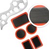 com-four® 20 Piece Bicycle Repair Kit, Comprehensive Bicycle Tyre Repair