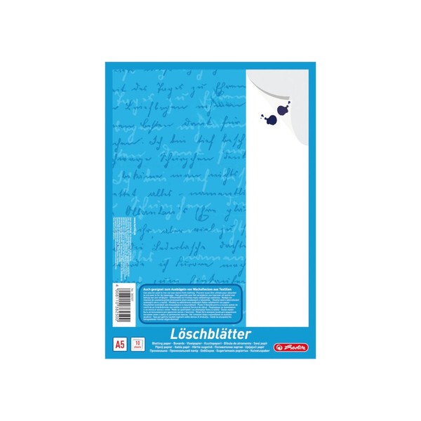 Herlitz 382408 A4 Blotting Paper 10 Sheets a5
