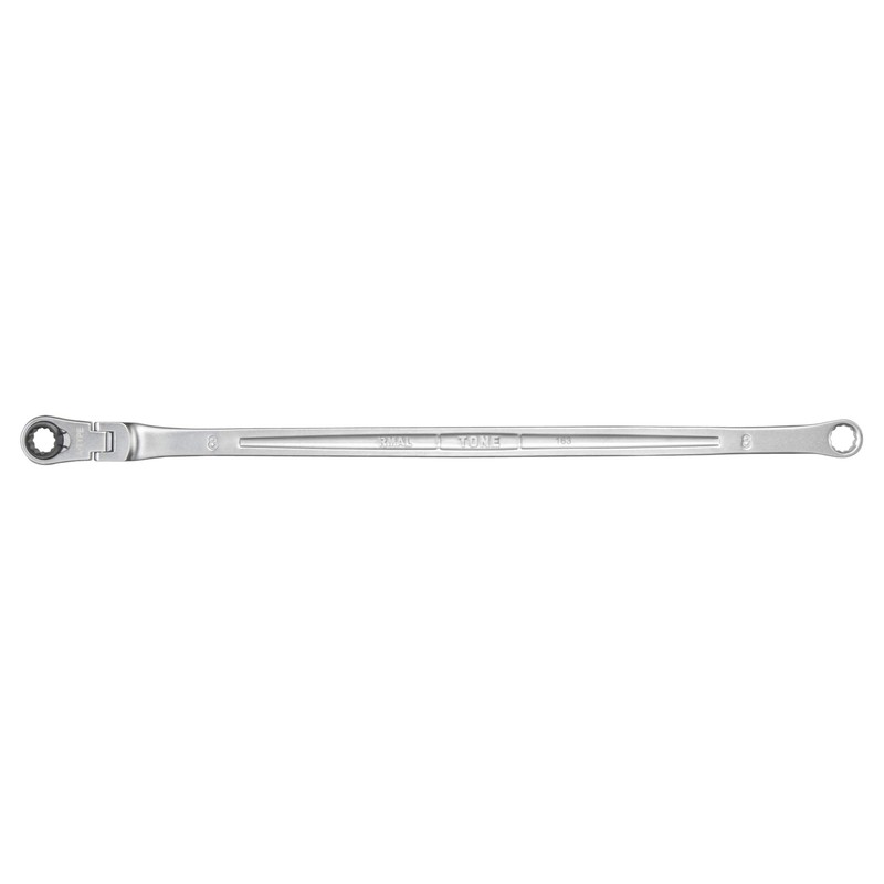 TONE RMA-08L Super Long Oscillating Ratchet Glasses Wrench, Double Side