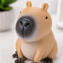 3 Pcs Capybara Squishy Toy for Squeezing & Fidgeting – Cute Stretchable Animal Desk Buddy for Adults, Holiday Gifts & Decor