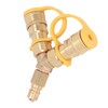 Y Splitter Gas Quick Connect Adapter for Grills Generators Patio