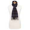Barbour Tartan Lambswool Scarf Navy/Red One Size, multi-coloured