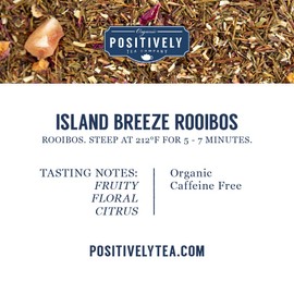 Organic Positively Tea Company, Island Breeze Rooibos Tea, Loose Leaf, 16 Ounce