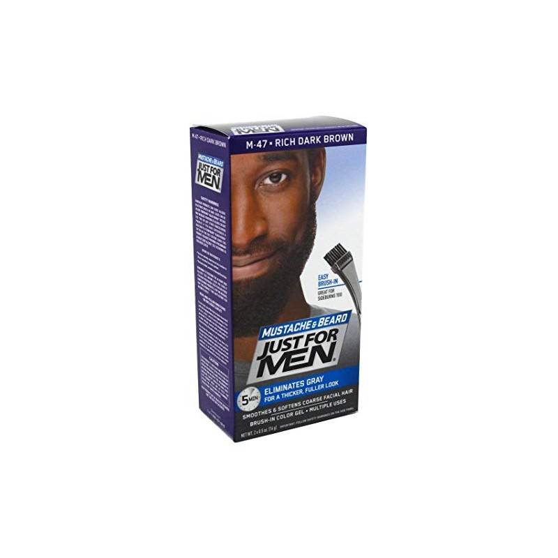 Just For Men Mustache & Beard #M-47 Rich Dark Brown