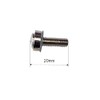 monofive M5 Cosmetic Screws, Rack Mount Screws, Steel Type, 20