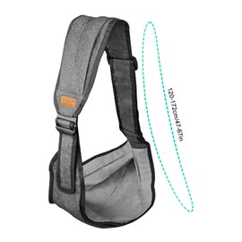 DAWRIS Baby Sling, Wild Ride Baby Toddler Carrier Sling, Adjustable Lightweight Baby Carrier Wrap, Baby Side Carrier, Shoulder Straps Carrier Toddler for Newborn, Infant up to 3 36 Months