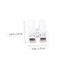 iplusmile 150 Pcs Spring Wire Connectors Gutter End Caps Lamp
