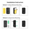 SECRUI Door Bells Wireless, Easy Installation 2 Buttons with 1000ft