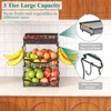 Giwil 3 Tier Countertop Fruit Mesh Basket for Kitchen, Vegetable