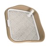 Dog Potty Tray with Raised Fences Removable Mesh Grid Pad