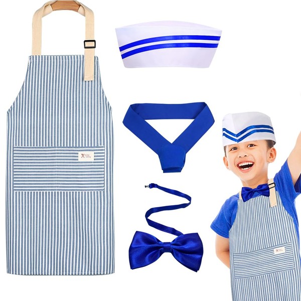 Set of 4 Children's Cooking Aprons, Cooking Apron, Children's Apron