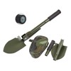 Military Small Folding Camping Shovel, Mini Compact Pickaxe with Carrying