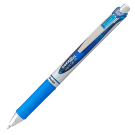 Pentel Gel Ink Pen, EnerGel RTX Retractable Gel Pen, 0.7mm, Metal Tip, Blue Ink, 1 Pack (BL77BPC)