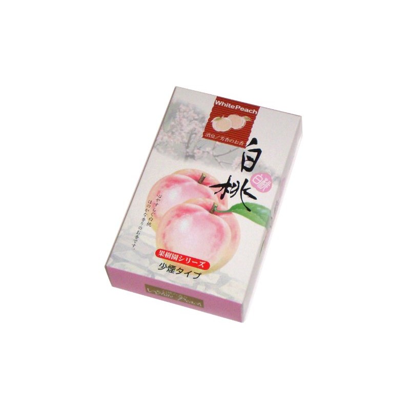 Shorindo Orchard Series White Peach Large Rose Incense Sticks