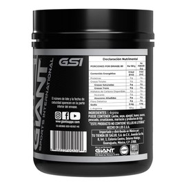 Giant Sports International | L-Arginina En Polvo de Alta Pureza | 400 gr 80 porciones | Sin Sabor