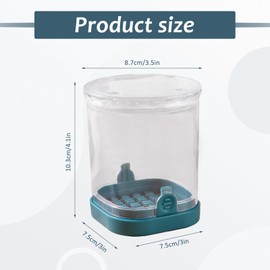 Cup Slicers for Fruits and Vegetables, Strawberry Cutter Slicer Cup Creative Strawberry Kitchen Gadget for Bananas, Cucumbers, Mushrooms with 1 Replacement Base