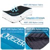 QEZER Down Sleeping Bag, Only 820 g, Lightweight Sleeping Bag,