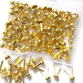 TANOKOX Gold 0.2 inch (6 mm), Approximately 120 Pieces in Case, Handicrafts, Crafts, Clasps, Handmade Material