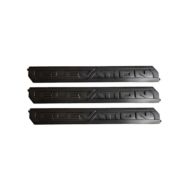Set of 3 Elevation Emblems Door Tailgate 3D Badge Nameplate