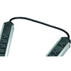 Fellowes 10-Outlet Metal Split Surge Protector, 6 Foot Cord, 1,250