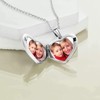 YOUFENG Jewellery Sterling Silver Love Heart Locket Necklace That Holds