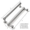 khtumeware 10 Pack 6 Inch Hole Center Brushed Satin Nickel