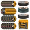 AMARTISAN 30-Pack Angle Grinder Wheels & Flap Discs 4-1/2" Inches