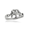FashionJunkie4Life Sterling Silver Trinity Knot Celtic Tree of Life Ring,