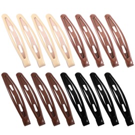 Gjinxi 16PCS Metal Snap Clips for Women Metal Snap Hair Clips No Slip Small Barrettes for Thin Fine Hair Practical Hairs Barrettes Dependable and Stylish Matte Flat Hairs Accessories