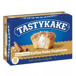 Tastykake ⚫️ New Tastykake Koffee Coffee Vanilla Cream Filled Icing Cupcakes 12.75oz